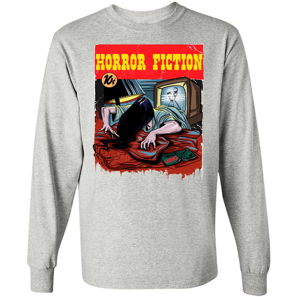 Long Sleeve T-Shirt - GQAF51KG - Ash - 7