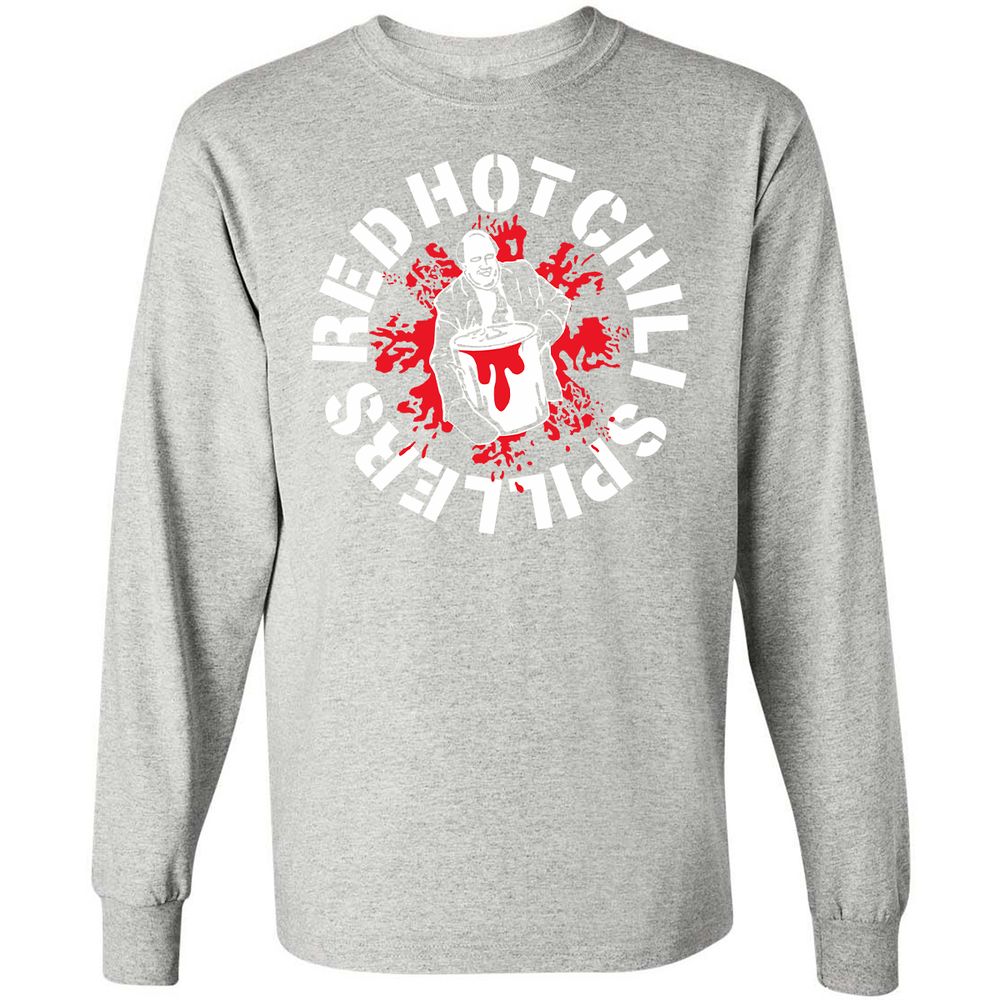 Long Sleeve T-Shirt - DJXP4R5K - Ash - 7