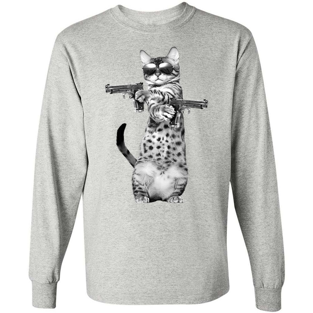 Long Sleeve T-Shirt - B5C38VUT - Ash - 7