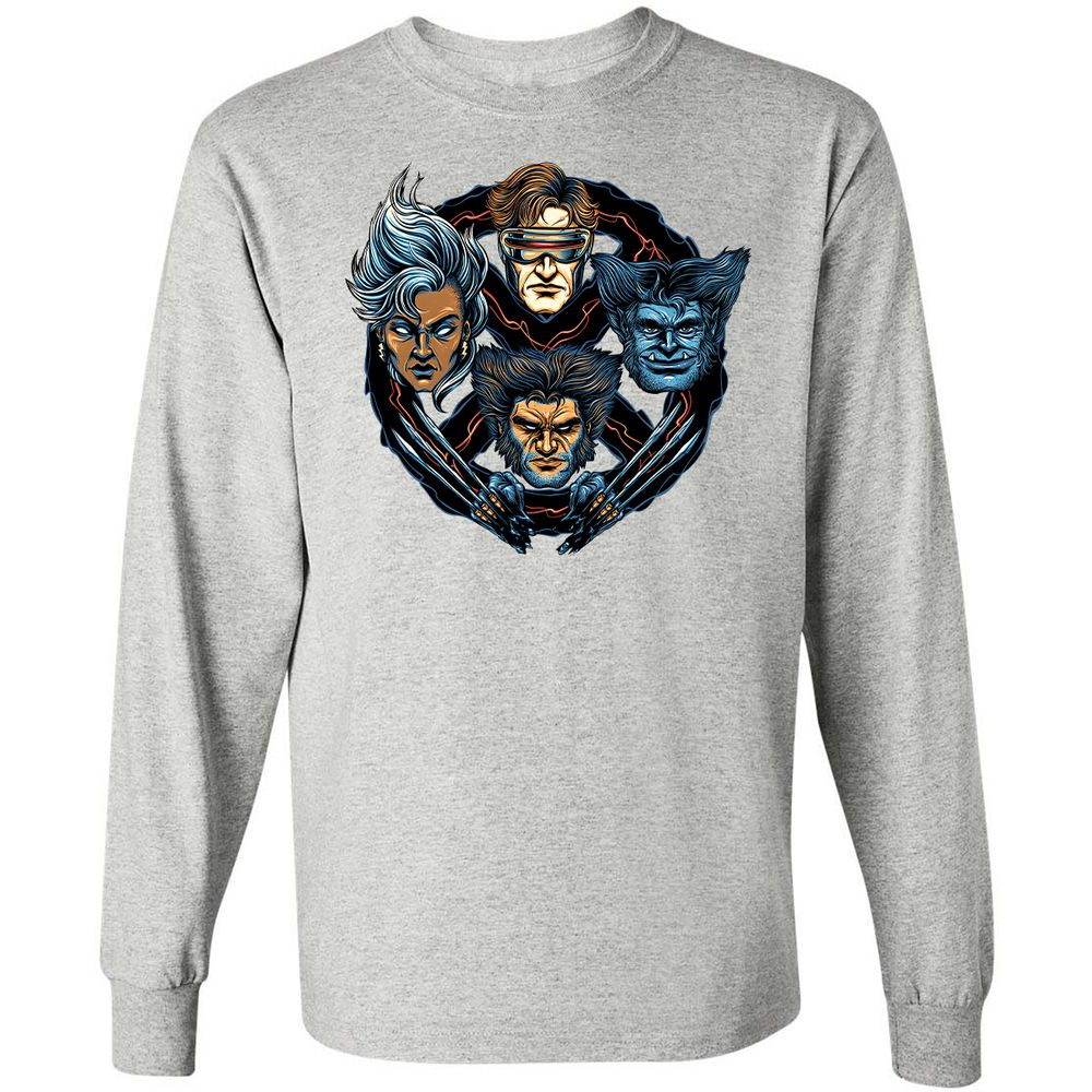 Long Sleeve T-Shirt - F3CBHWG2 - Ash - 7