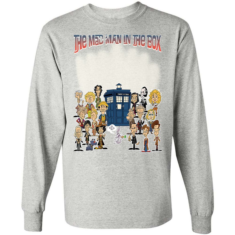 Long Sleeve T-Shirt - KCG77V7U - Ash - 7