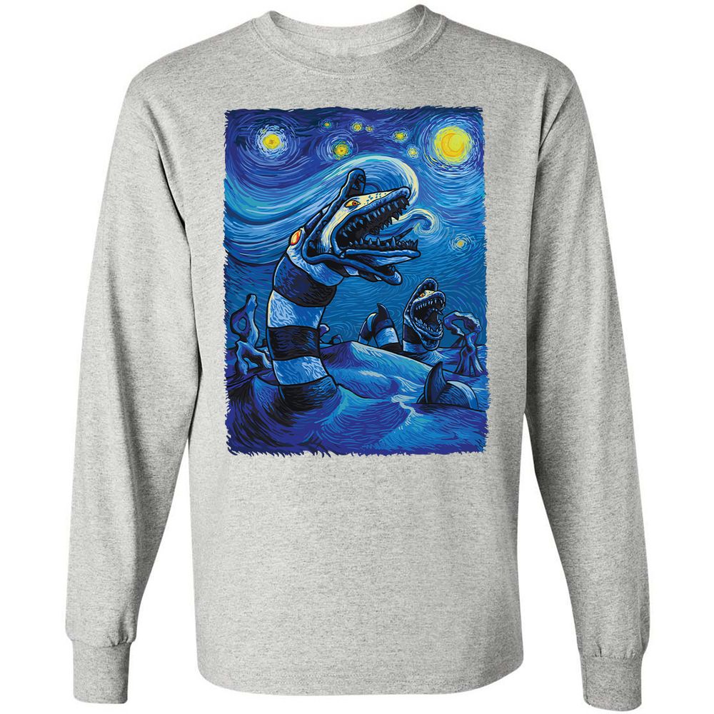 Long Sleeve T-Shirt - 4ZM4PBNV - Ash - 7