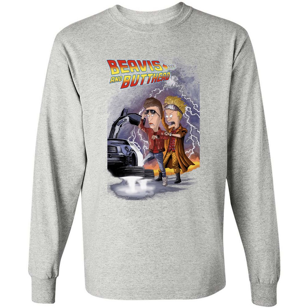 Long Sleeve T-Shirt - BJA8Y7GQ - Ash - 7