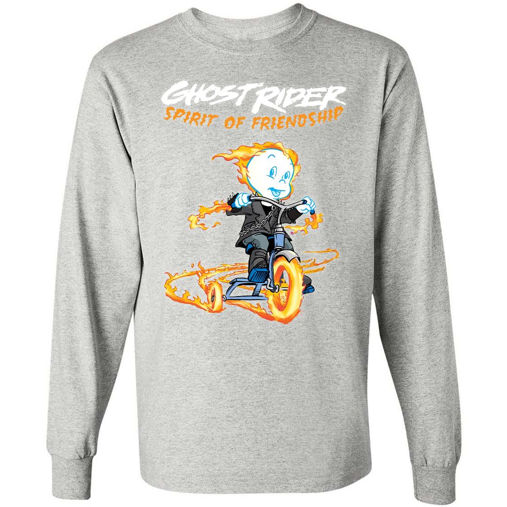 Long Sleeve T-Shirt - JMCG8DNR - Ash - 7