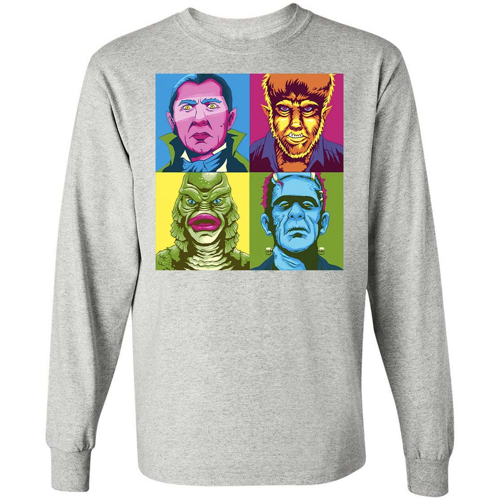 Long Sleeve T-Shirt - 585XHMFG - Ash - 7