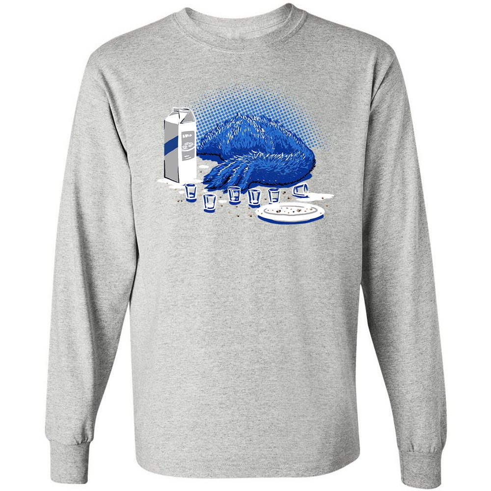 Long Sleeve T-Shirt - FE7VP5UH - Ash - 7