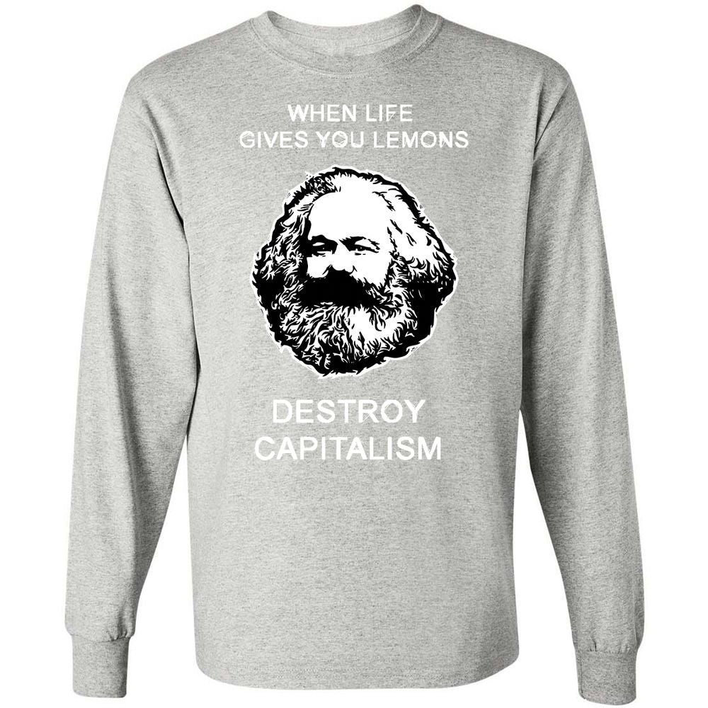 Long Sleeve T-Shirt - 5QRUPZBH - Ash - 7
