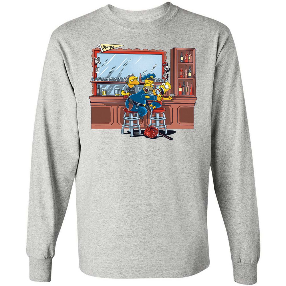 Long Sleeve T-Shirt - WBJJYXPA - Ash - 7
