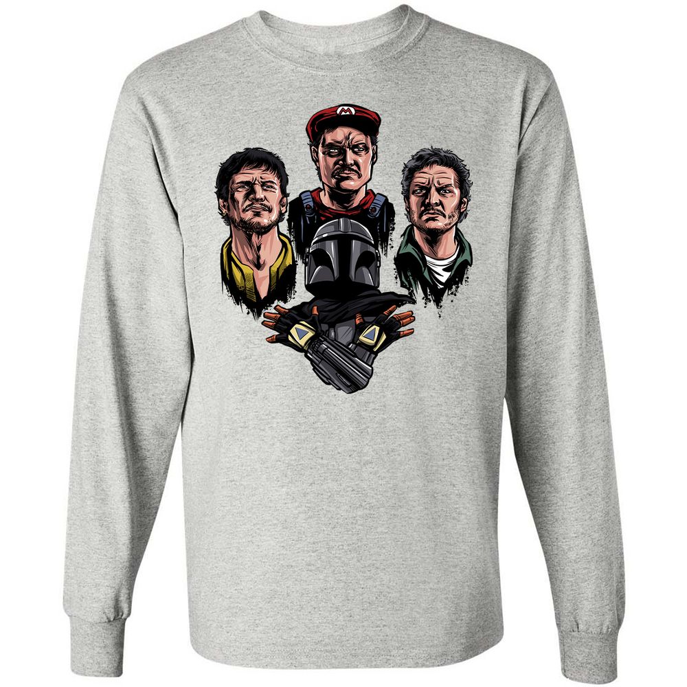 Long Sleeve T-Shirt - HLE7SVH1 - Ash - 7