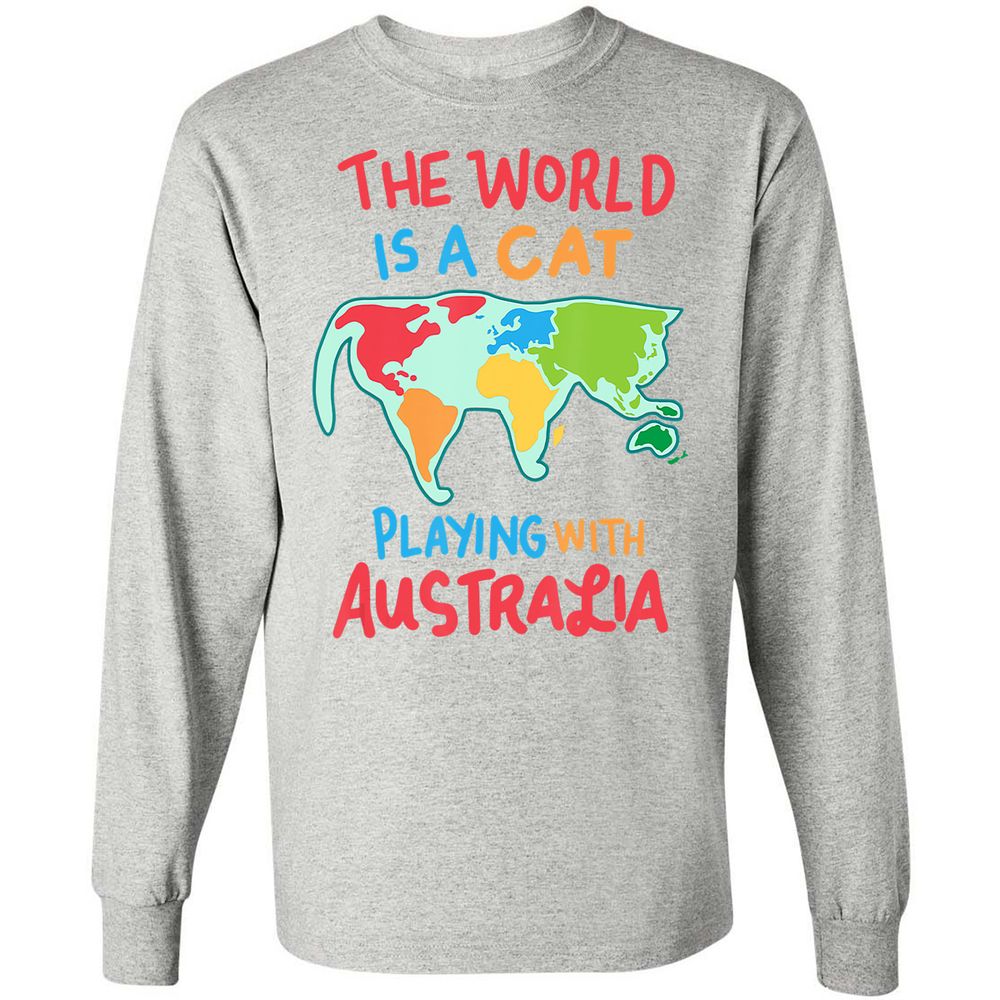 Long Sleeve T-Shirt - G51UP4T3 - Ash - 7