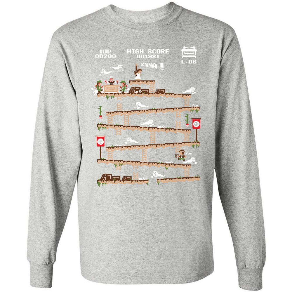 Long Sleeve T-Shirt - P38APMCR - Ash - 7