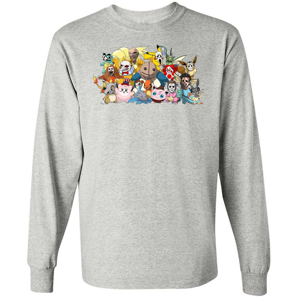 Long Sleeve T-Shirt - K49WMK76 - Ash - 7