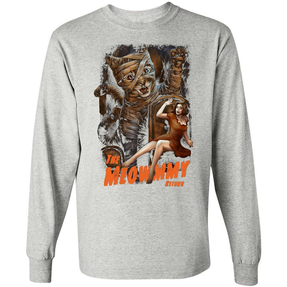Long Sleeve T-Shirt - 2BWYUXYF - Ash - 7