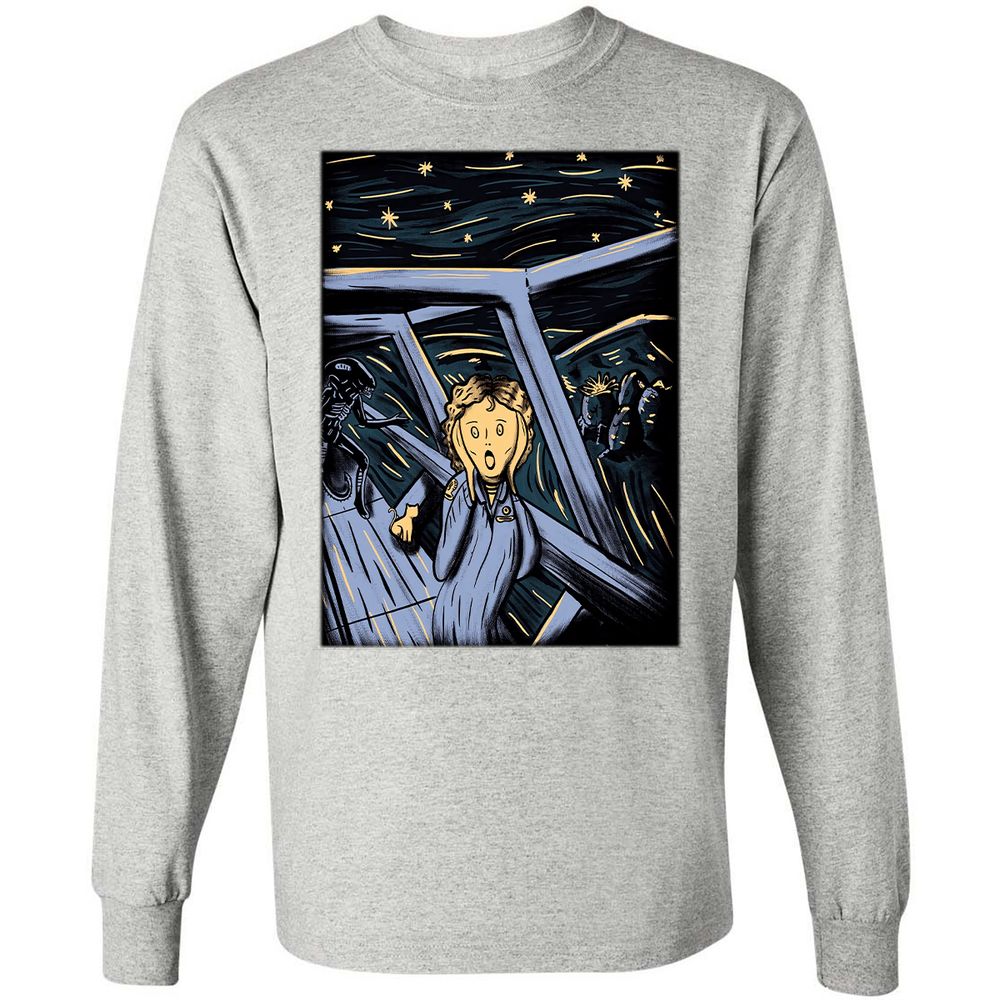 Long Sleeve T-Shirt - XPWA39ZW - Ash - 7
