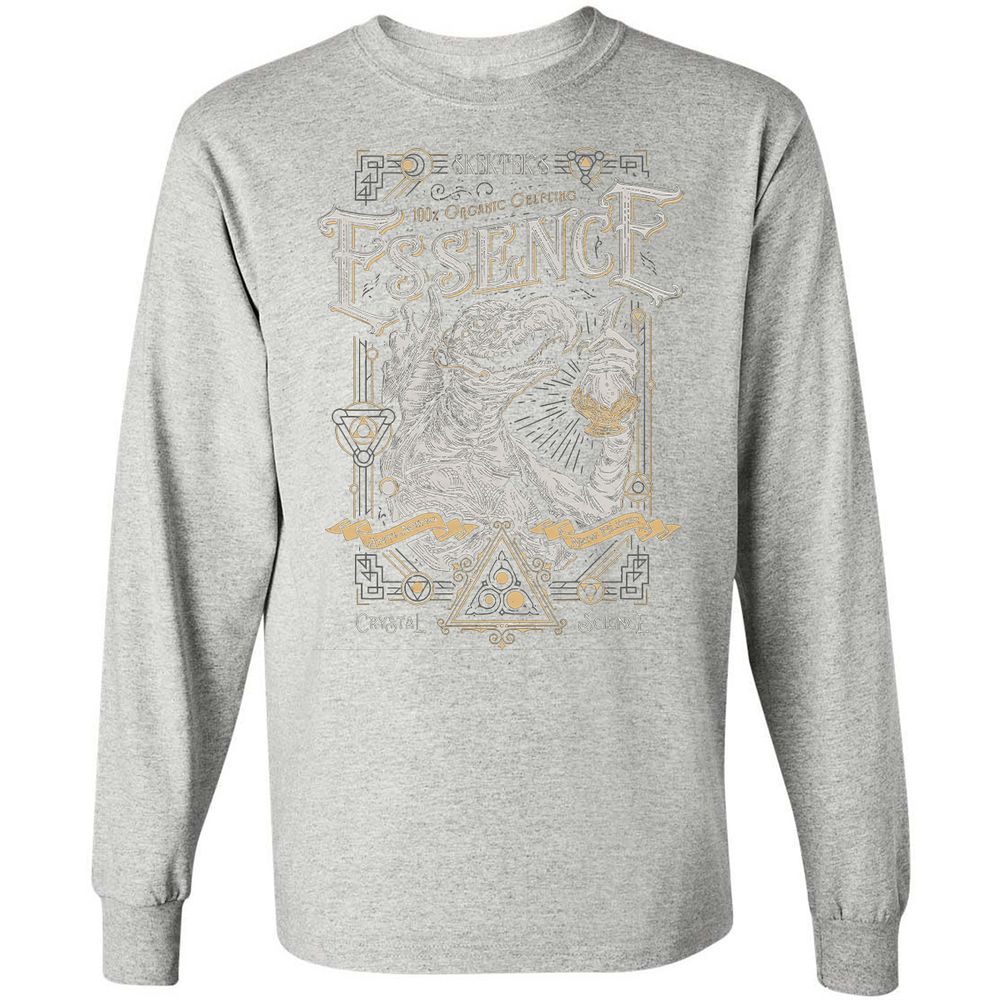 Long Sleeve T-Shirt - J77BKFHV - Ash - 7