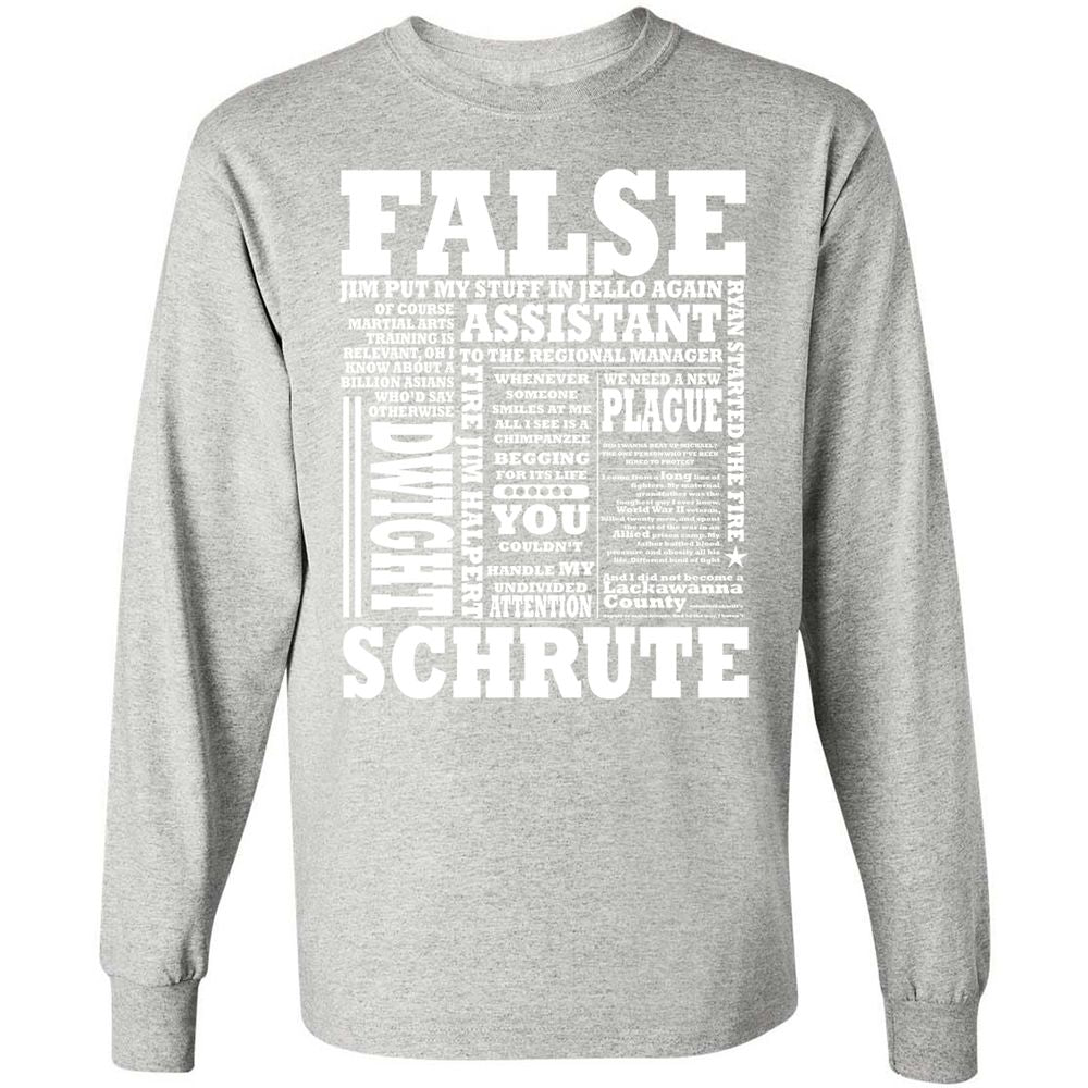 Long Sleeve T-Shirt - R5XZXAWQ - Ash - 7