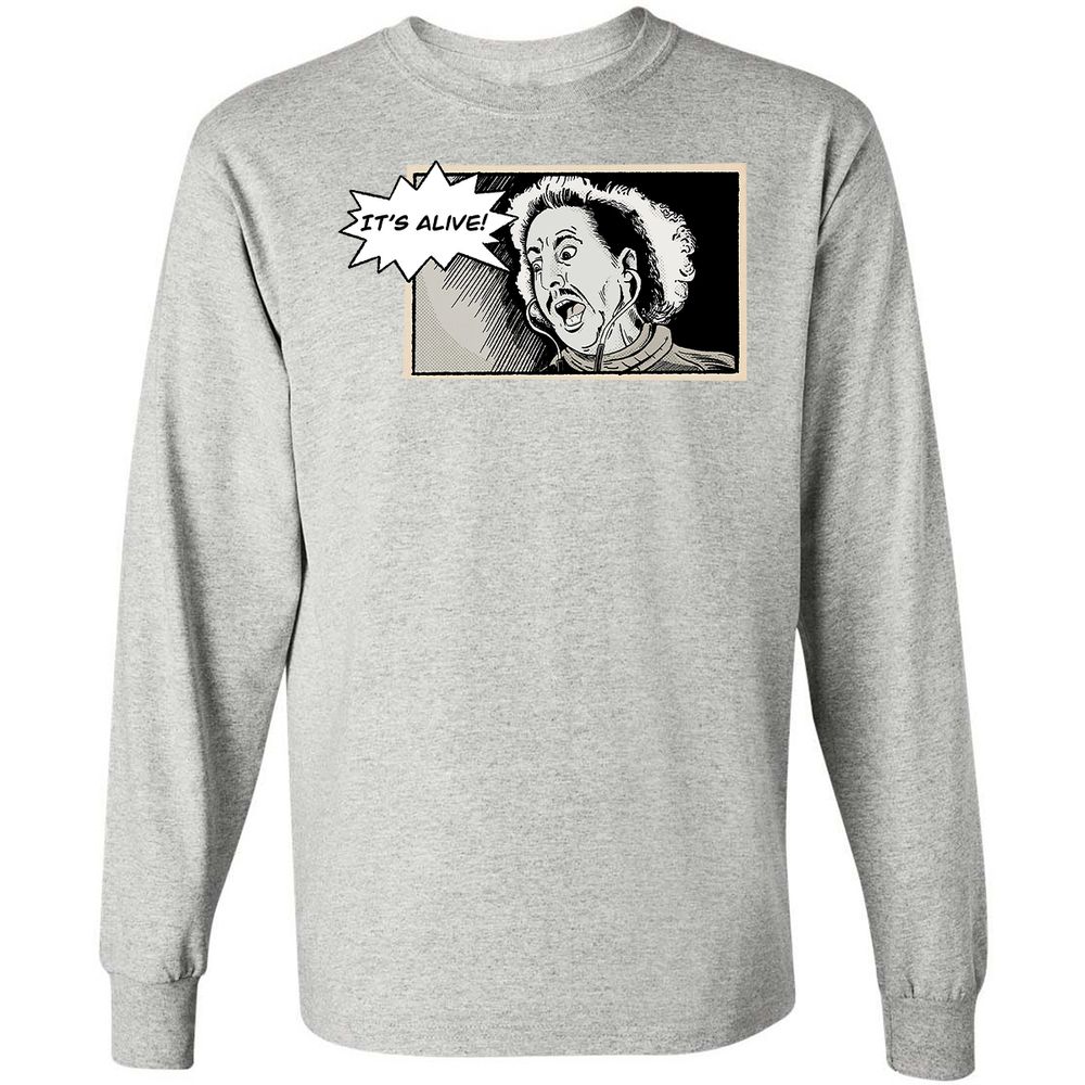 Long Sleeve T-Shirt - Q4AKVJ2Y - Ash - 7