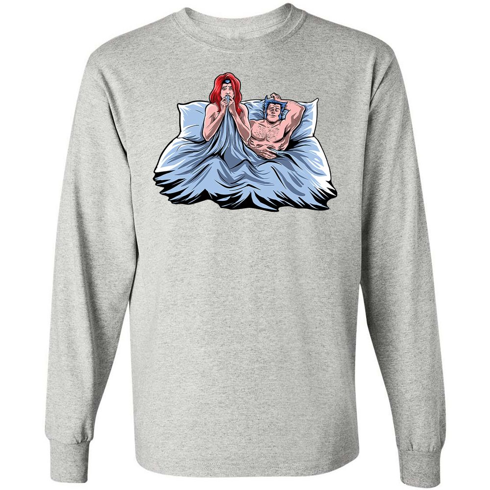 Long Sleeve T-Shirt - J75XG46M - Ash - 7