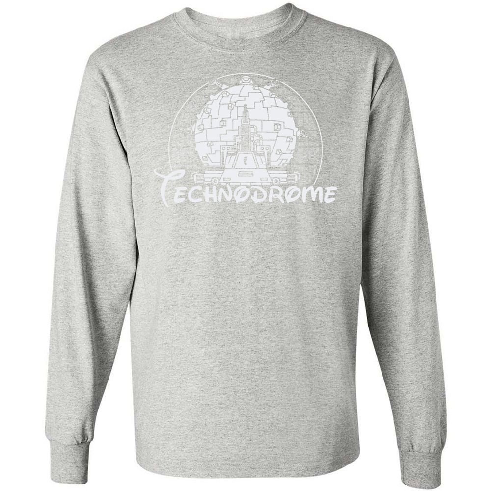 Long Sleeve T-Shirt - PK3U6XKJ - Ash - 7