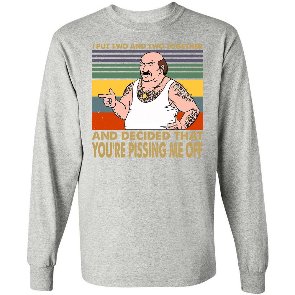 Long Sleeve T-Shirt - 345H7YW2 - Ash - 7
