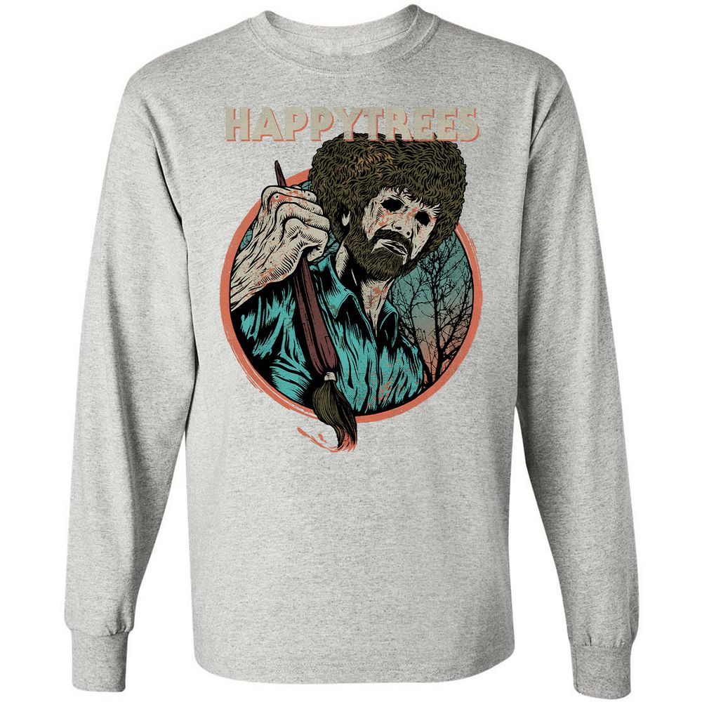 Long Sleeve T-Shirt - YF6V4ENB - Ash - 7