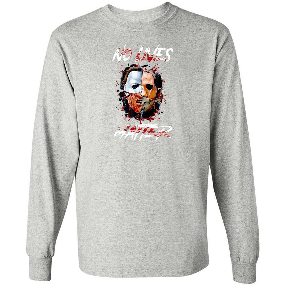 Long Sleeve T-Shirt - MD987JVH - Ash - 7