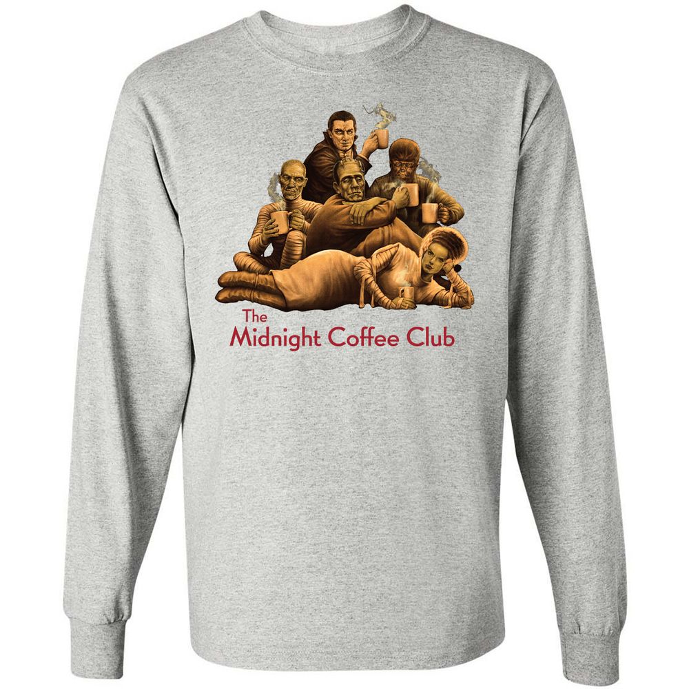 Long Sleeve T-Shirt - 3XCE7C9M - Ash - 7