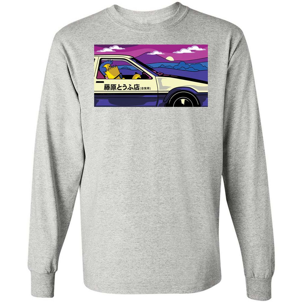 Long Sleeve T-Shirt - 9ETDAZSK - Ash - 7