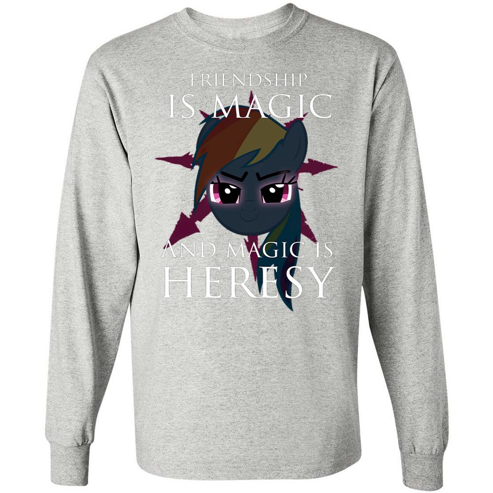 Long Sleeve T-Shirt - YCSVL6LU - Ash - 7
