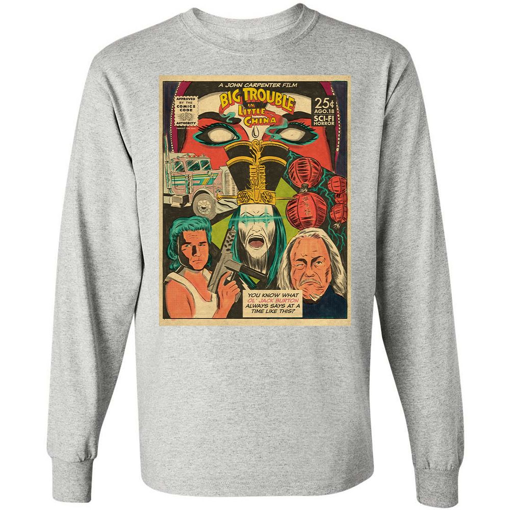 Long Sleeve T-Shirt - MDCLPNKG - Ash - 7