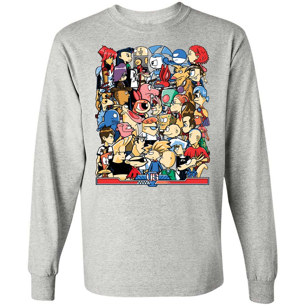 Long Sleeve T-Shirt - 6WDC14VG - Ash - 7