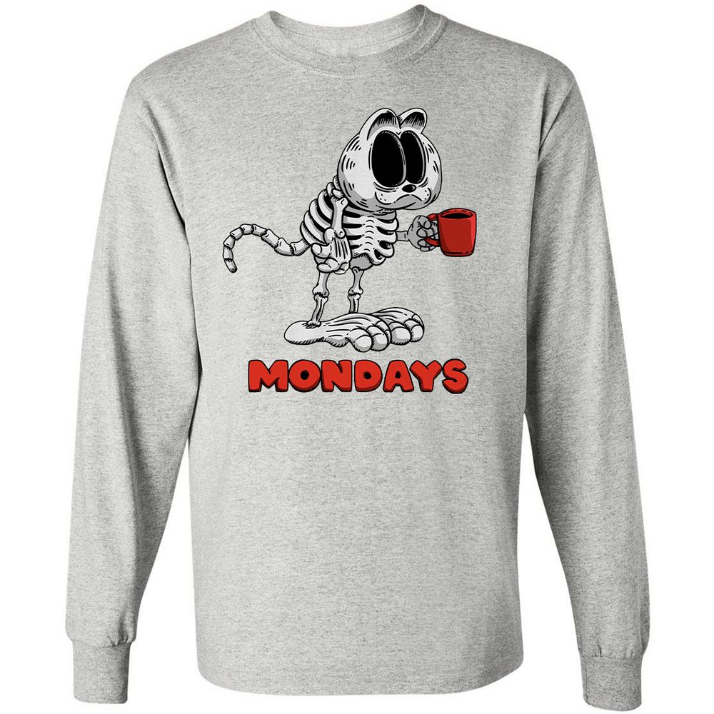 Long Sleeve T-Shirt - EZGPTWYH - Ash - 7