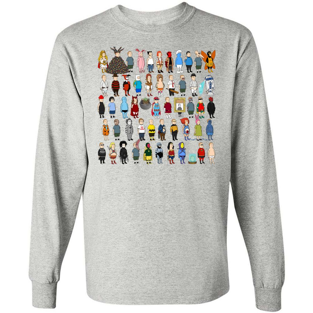 Long Sleeve T-Shirt - F666QLFT - Ash - 7