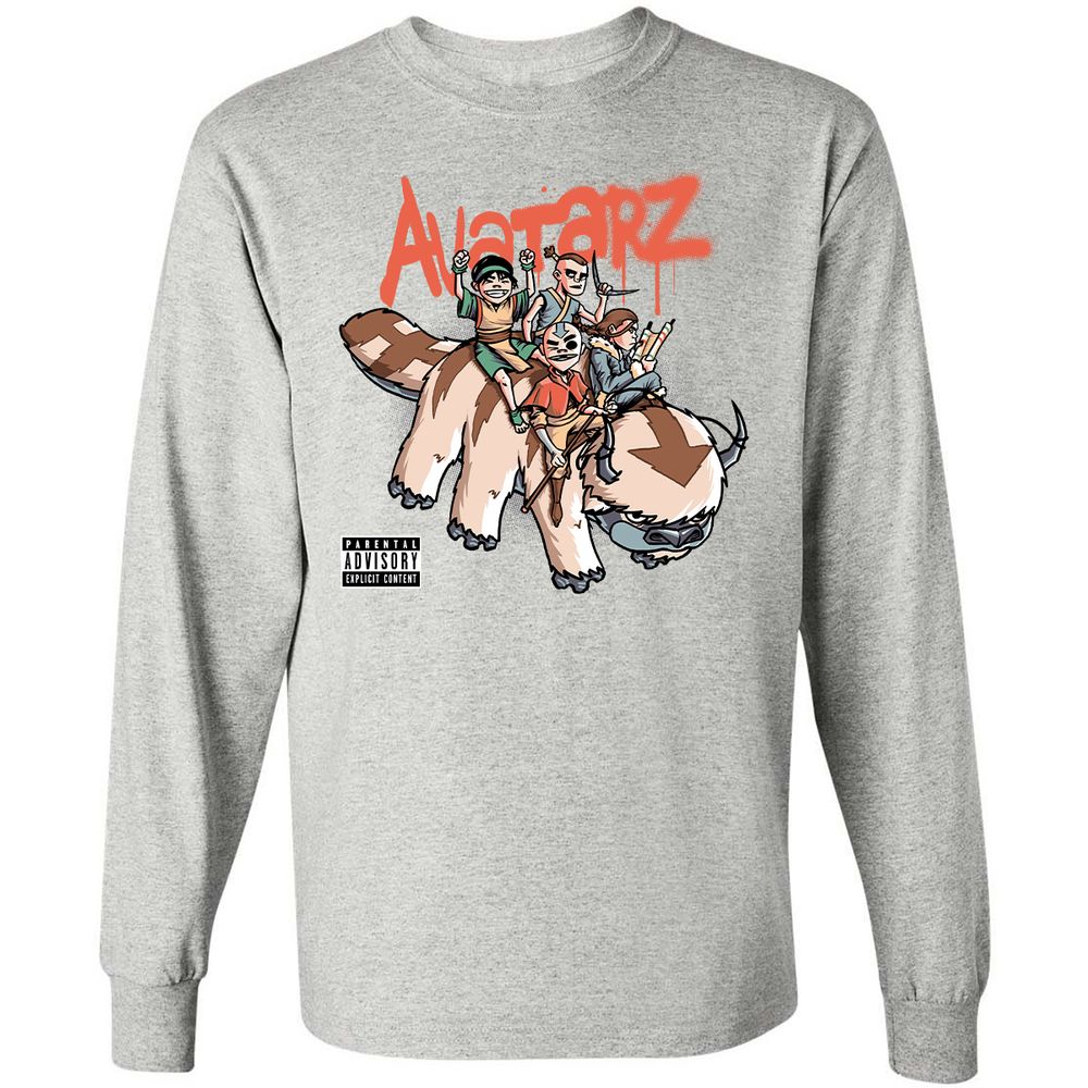 Long Sleeve T-Shirt - EGA98VF4 - Ash - 7