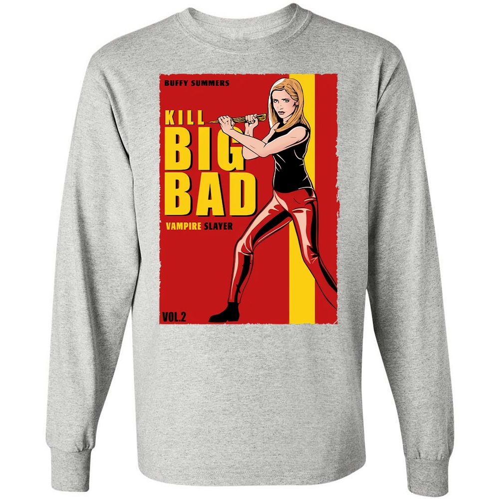 Long Sleeve T-Shirt - CSUPB9DF - Ash - 7
