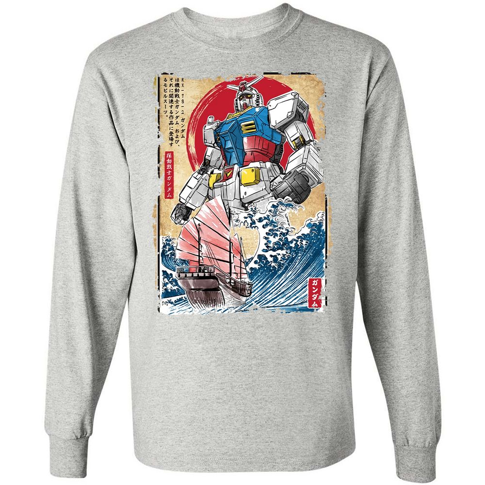 Long Sleeve T-Shirt - 8BKZGNU1 - Ash - 7