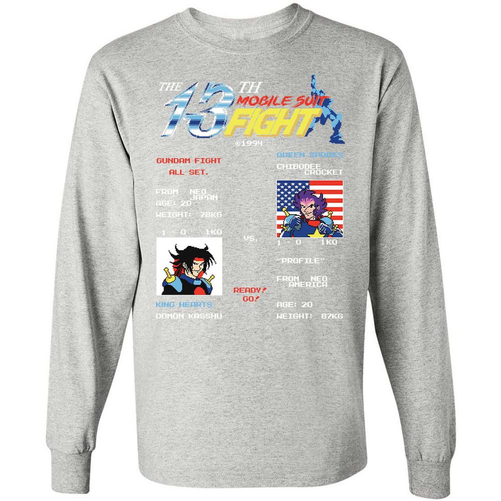 Long Sleeve T-Shirt - 45TJH3RE - Ash - 7