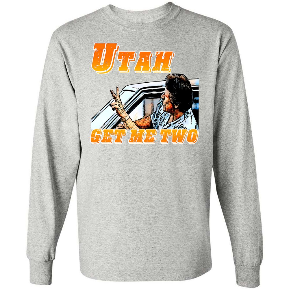 Long Sleeve T-Shirt - SDLGD1YJ - Ash - 7