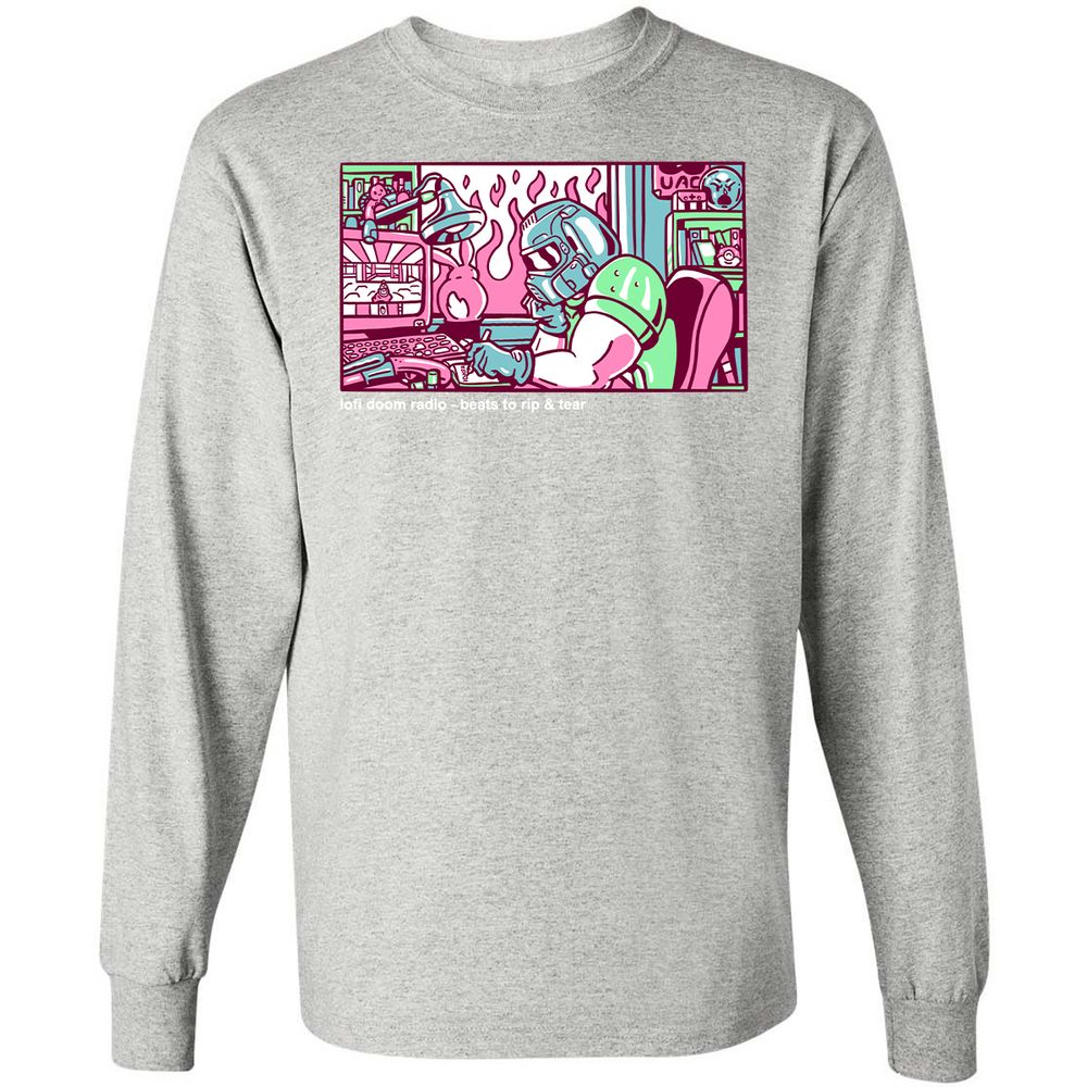 Long Sleeve T-Shirt - 1S1GKGJ8 - Ash - 7