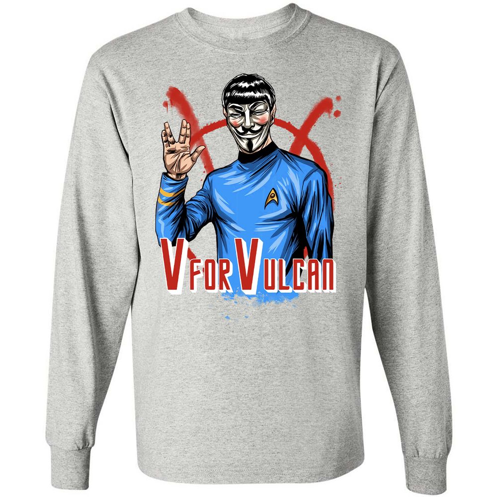 Long Sleeve T-Shirt - M1CHUQ8X - Ash - 7