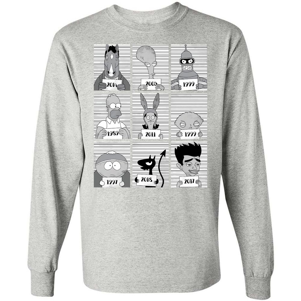 Long Sleeve T-Shirt - 23U23R1Y - Ash - 7