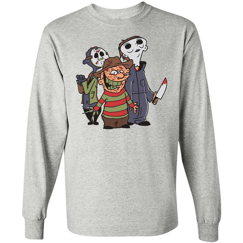 Long Sleeve T-Shirt - 97WXEHEV - Ash - 7