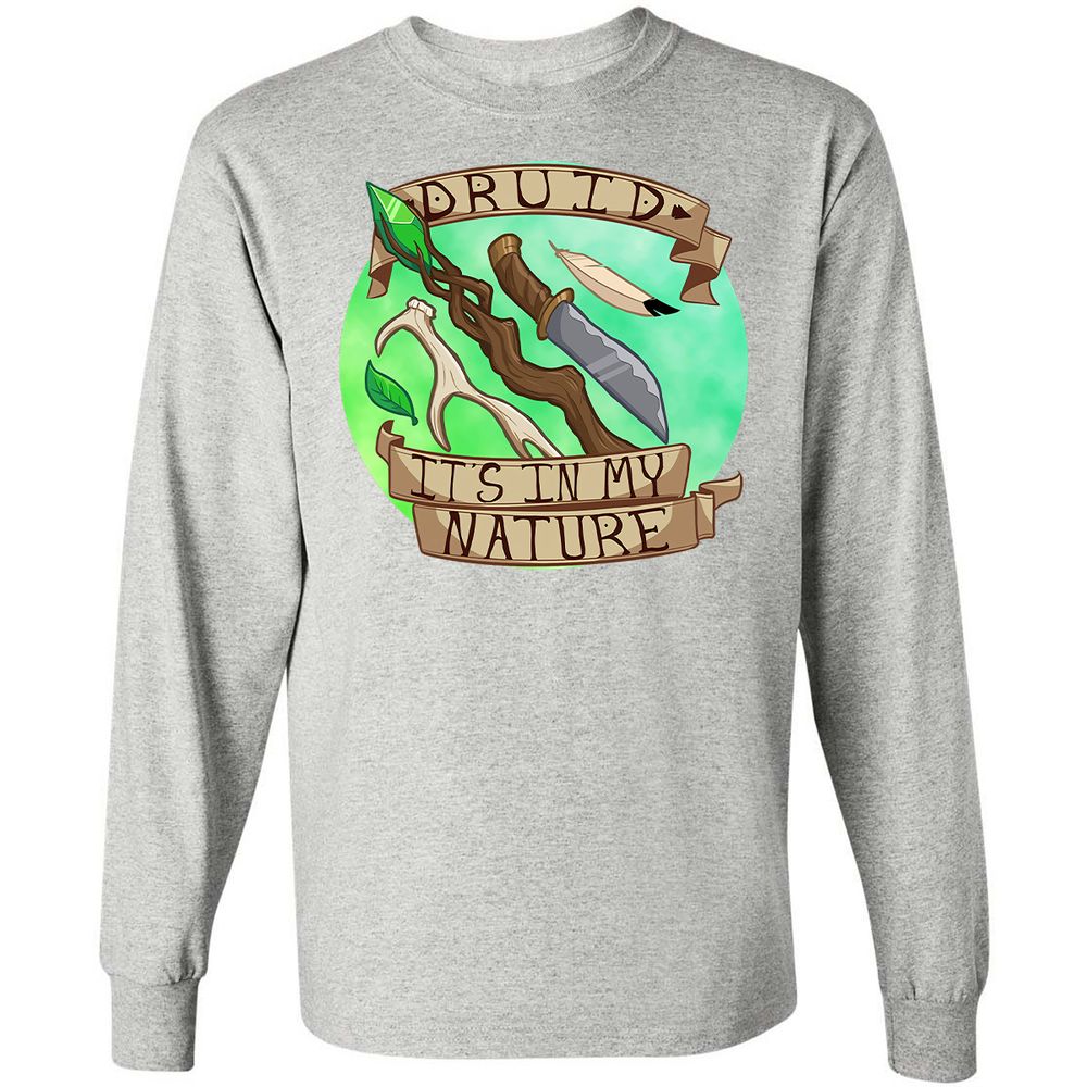 Long Sleeve T-Shirt - 8T11B194 - Ash - 7