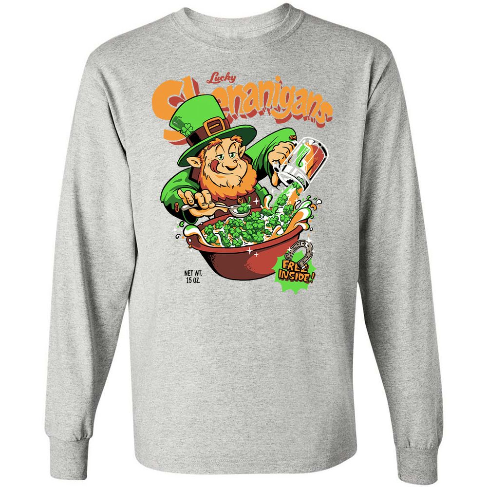 Long Sleeve T-Shirt - ZLD1NHZL - Ash - 7