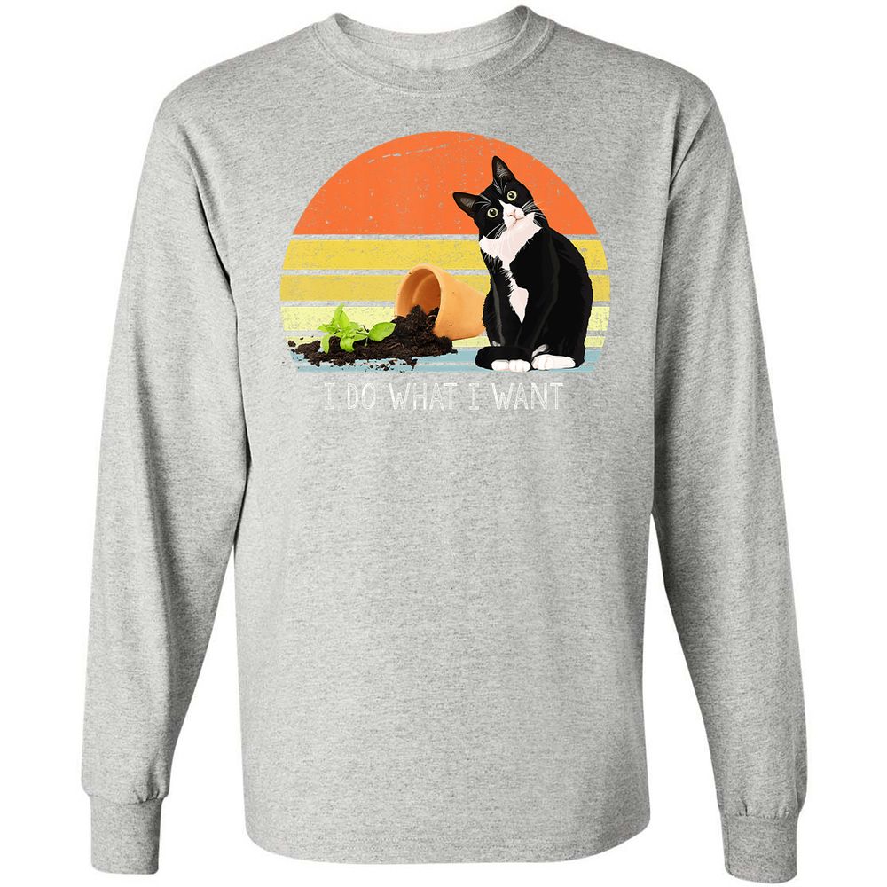 Long Sleeve T-Shirt - VTD9W1KA - Ash - 7