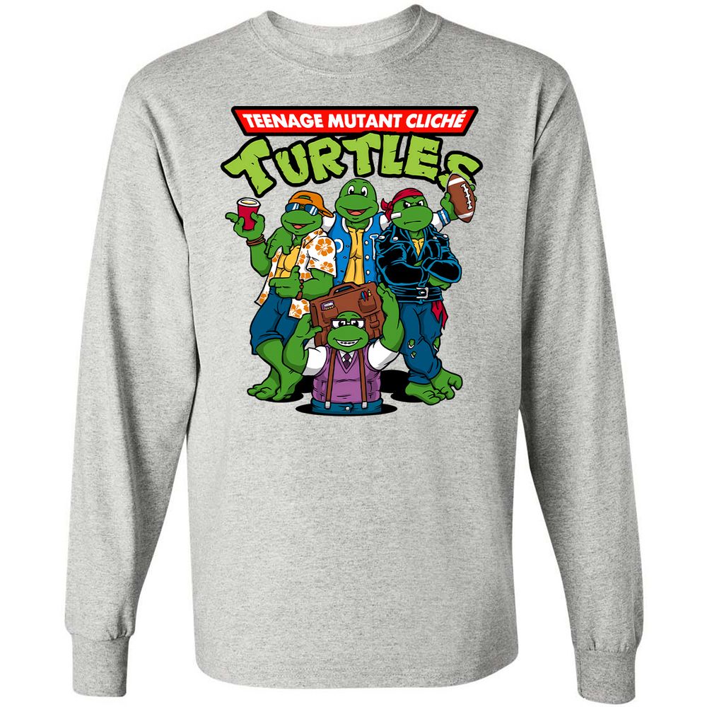 Long Sleeve T-Shirt - YN1NP9Q9 - Ash - 7