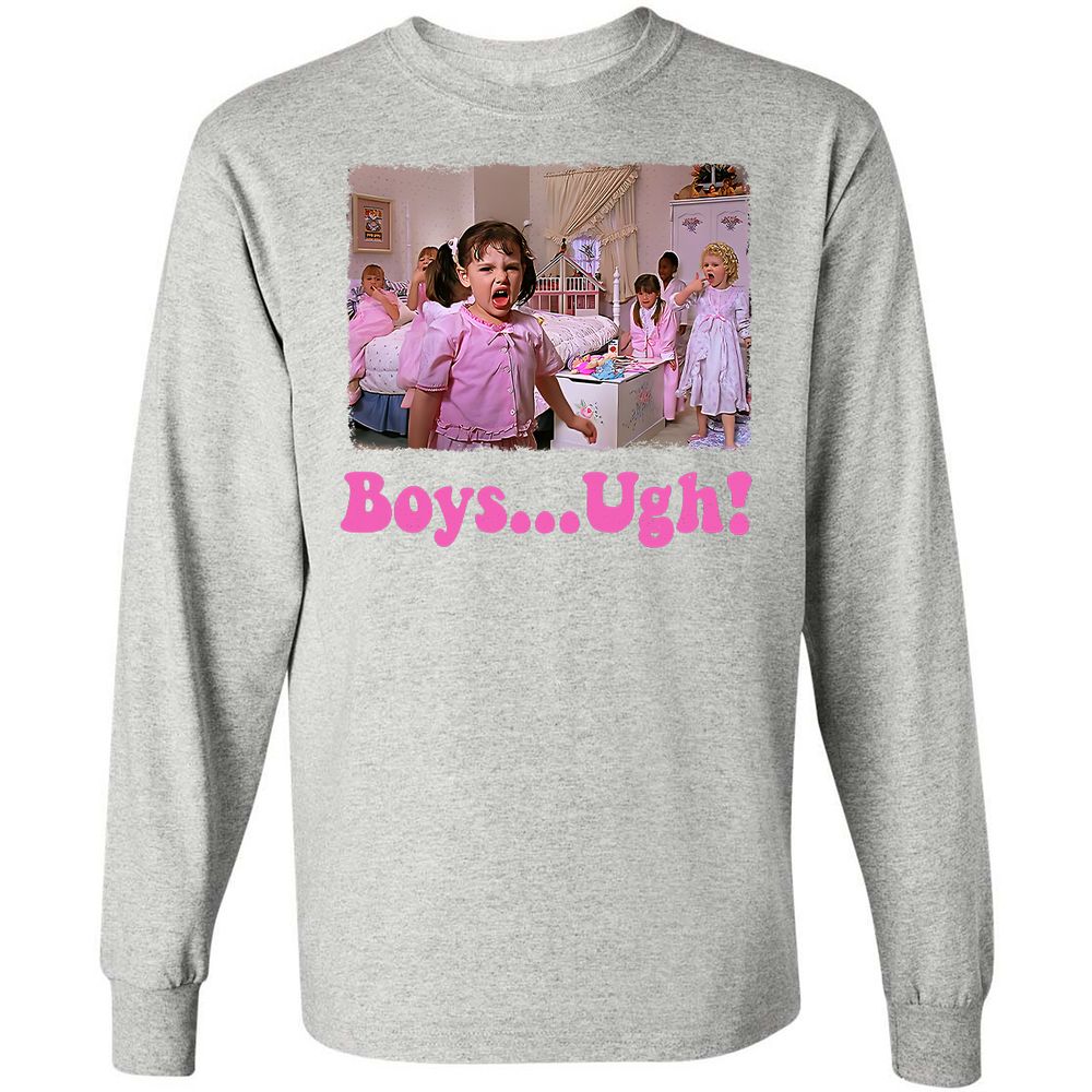 Long Sleeve T-Shirt - WVK4ZERS - Ash - 7