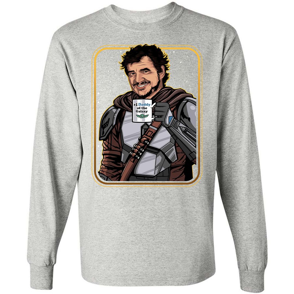 Long Sleeve T-Shirt - B5B3GQJW - Ash - 7