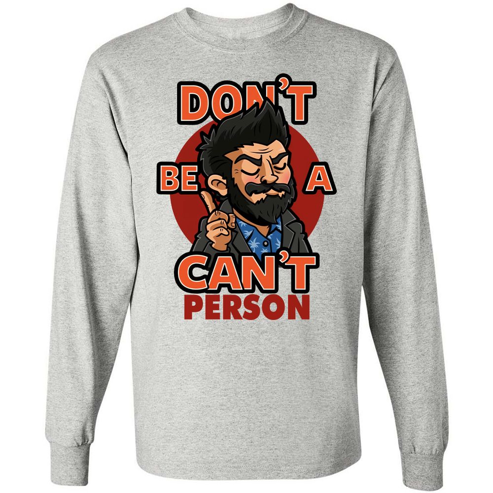 Long Sleeve T-Shirt - Q5VWLG6J - Ash - 7