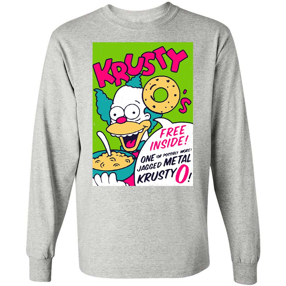 Long Sleeve T-Shirt - 4JVQXJAH - Ash - 7